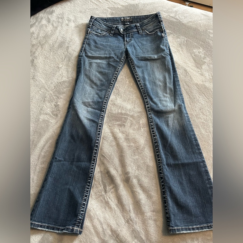 Silver jeans